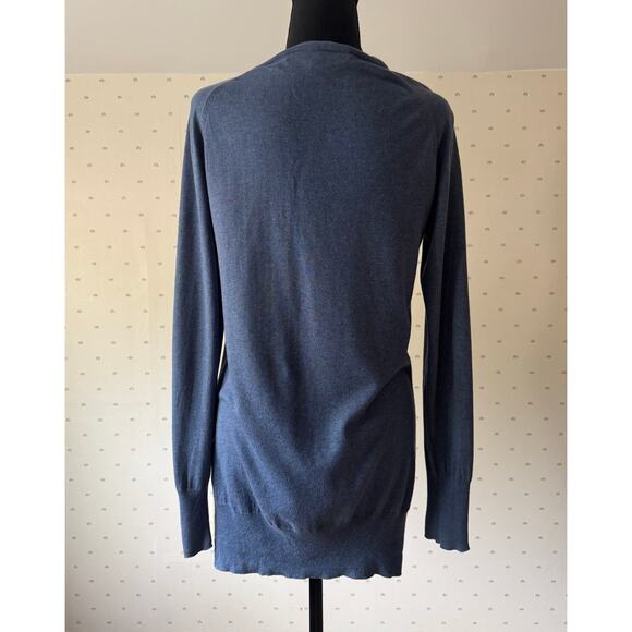 BEDO Blue Lightweight Cardigan Size Large - Picture 2 of 5